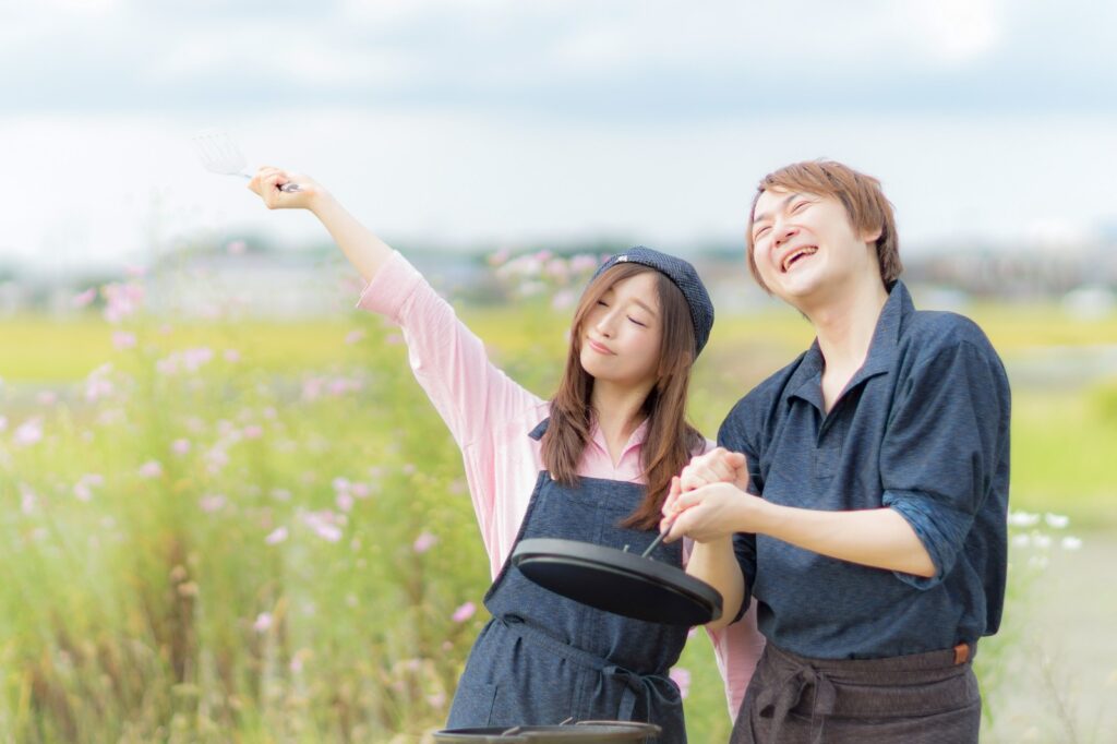 園芸用エプロンはすぐ着用でき、汚れを防げて便利